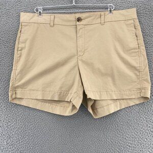 Old Navy Womens 16 Everyday Khaki Beige Stretch Pocket Beach Chino Twill Casual